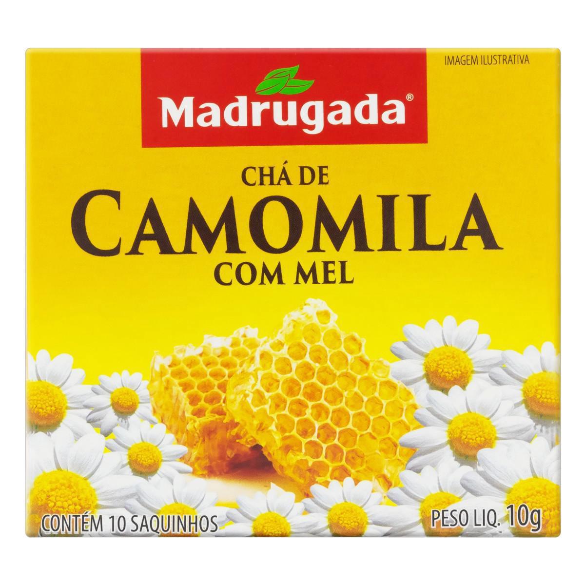 Cha de Camomila Com Mel Madrugada 10g